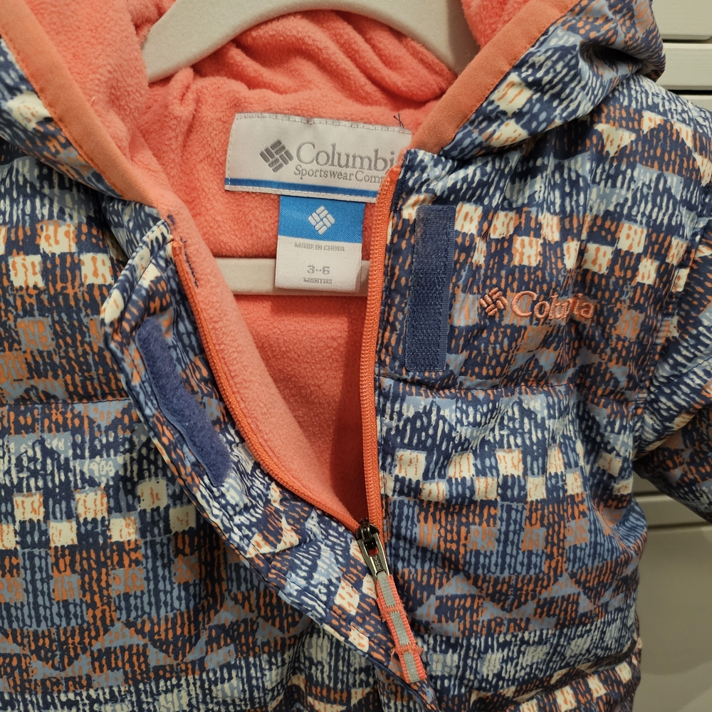 Columbia Multicolor Patterned Baby Snowsuit - Picture 2 of 7